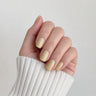 Buttercream Glaze short square press-on nails by Matchy Nails