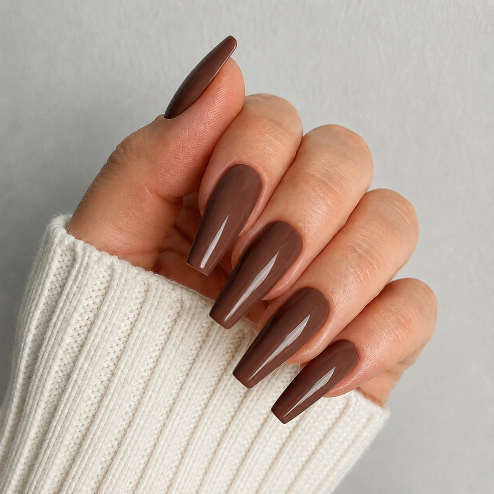 Long press-on nails by Matchy Nails
